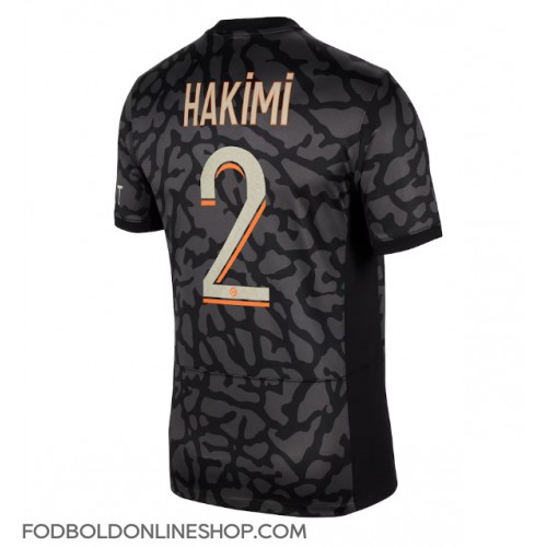 Paris Saint-Germain Achraf Hakimi #2 Tredjetrøje 2023-24 Kortærmet